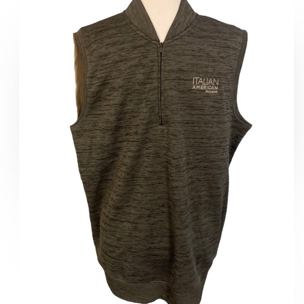 Under Armour Grey Black Branded Italian All Weather Golf Vest